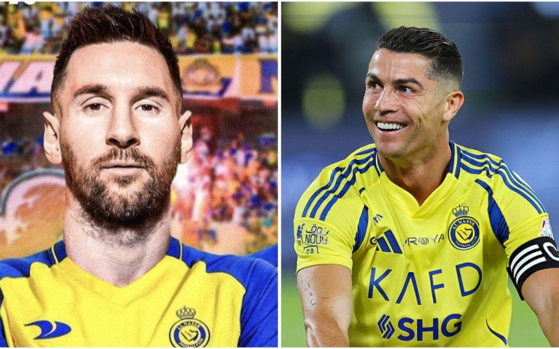 Ả Rập vào cuộc, biến Messi thành đồng đội Ronaldo