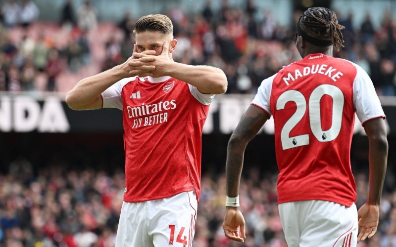 Trực tiếp Arsenal 2-0 Nottingham: Cách biệt nhân đôi