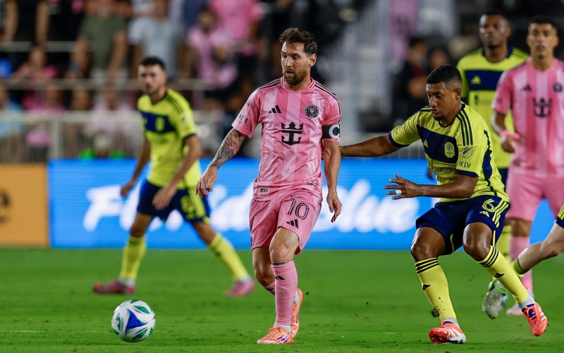 Trực tiếp Inter Miami vs Nashville: Messi đá chính