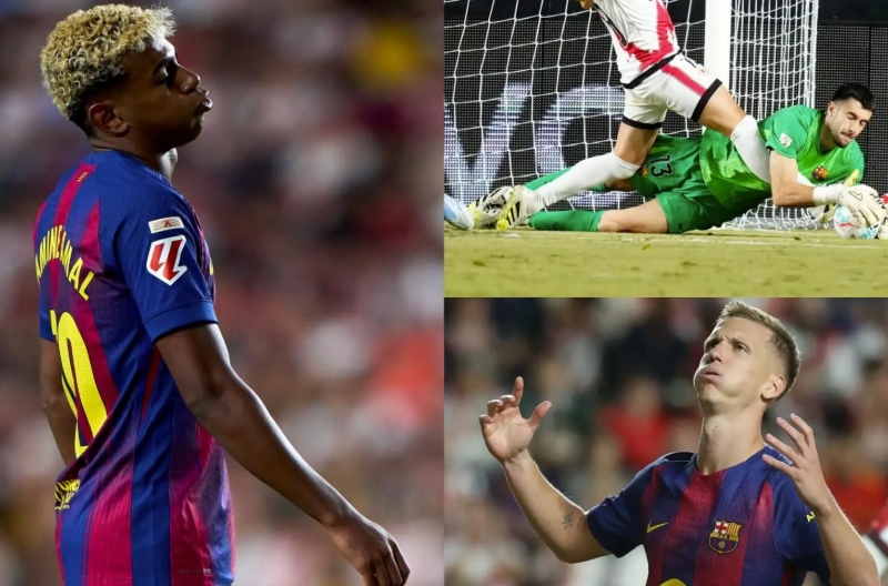 Yamal tỏa sáng, Barca vẫn mất điểm trước Rayo Vallecano