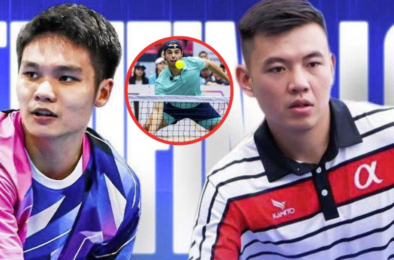 Lý Hoàng Nam, Trịnh Linh Giang so tài tay vợt pickleball số 1 thế giới