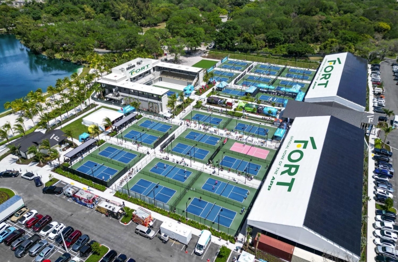 Sân vận động pickleball đầu tiên trên thế giới gây sốt