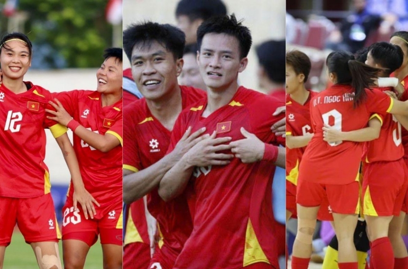 CĐV Đông Nam Á kinh ngạc thốt lên khi 3 ĐT Việt Nam cùng vào chung kết