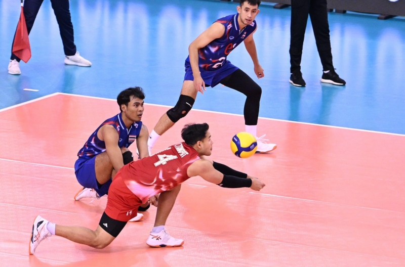 Thái Lan tiếp tục thắng đậm tại SEA V.League 2025