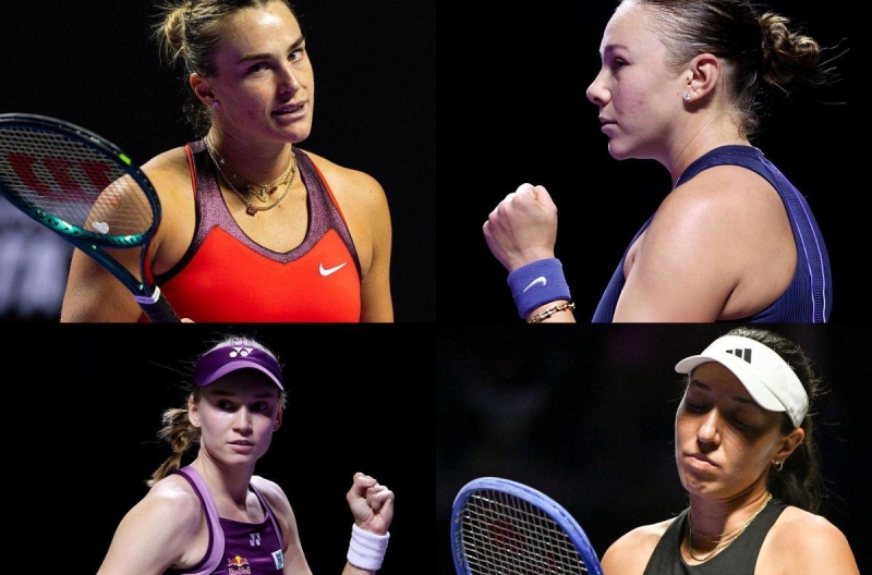 Xác định các tay vợt lọt bán kết WTA Finals 2025