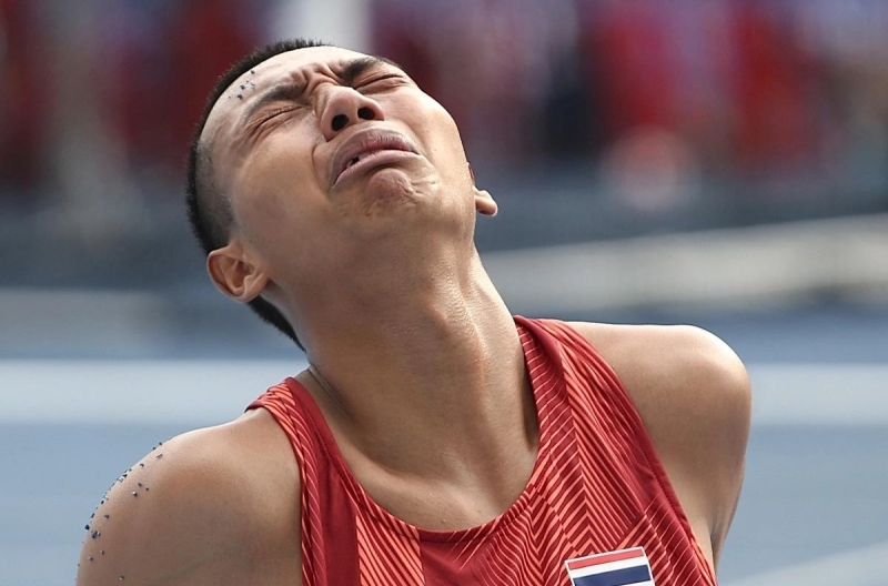 VĐV Thái Lan vừa tập vừa khóc trước SEA Games vì bị nợ lương