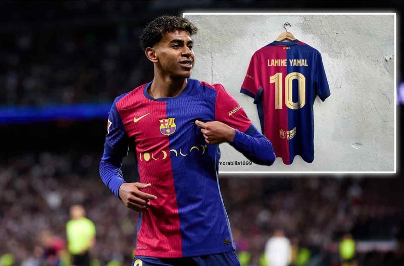 Yamal sẽ mặc áo số 10 tại Barcelona ở mùa giải mới !