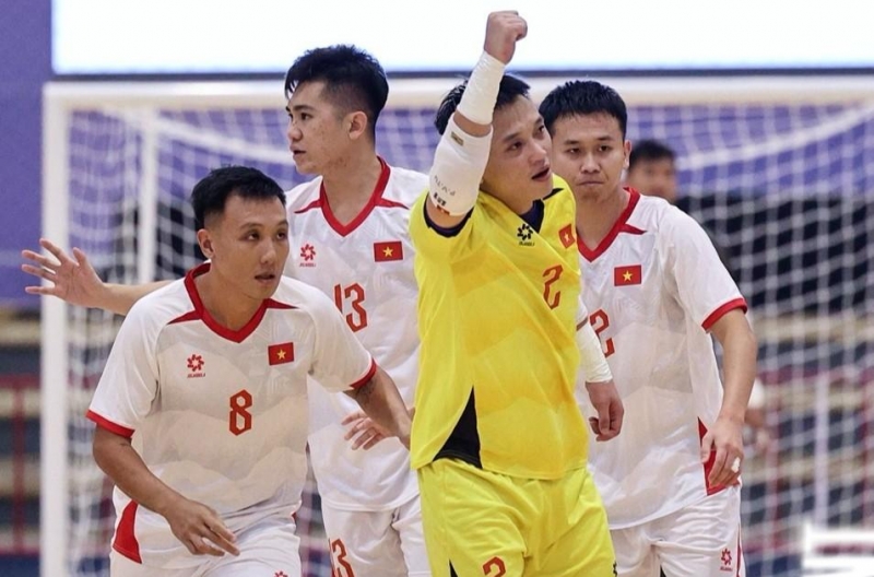 Thắng nghẹt thở Indonesia, ĐT futsal Việt Nam trở lại đường đua vô địch SEA Games 33