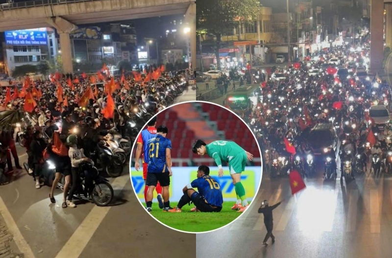 CĐV Thái Lan nóng mặt khi thấy CĐV Việt Nam 'đi bão'