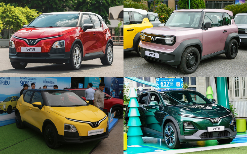 Top 10 ô tô bán chạy nhất Việt Nam tháng 8/2025: Xe điện chiếm trọn 4 vị trí đầu