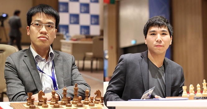 Lê Quang Liêm cầm hòa Wesley So tại giải cờ vua thế giới