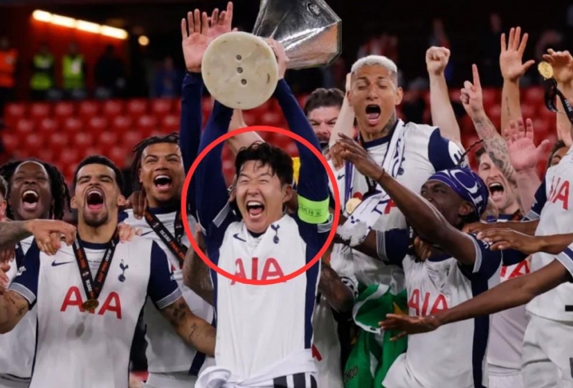 Son Heung-min không có huy chương vô địch Europa League