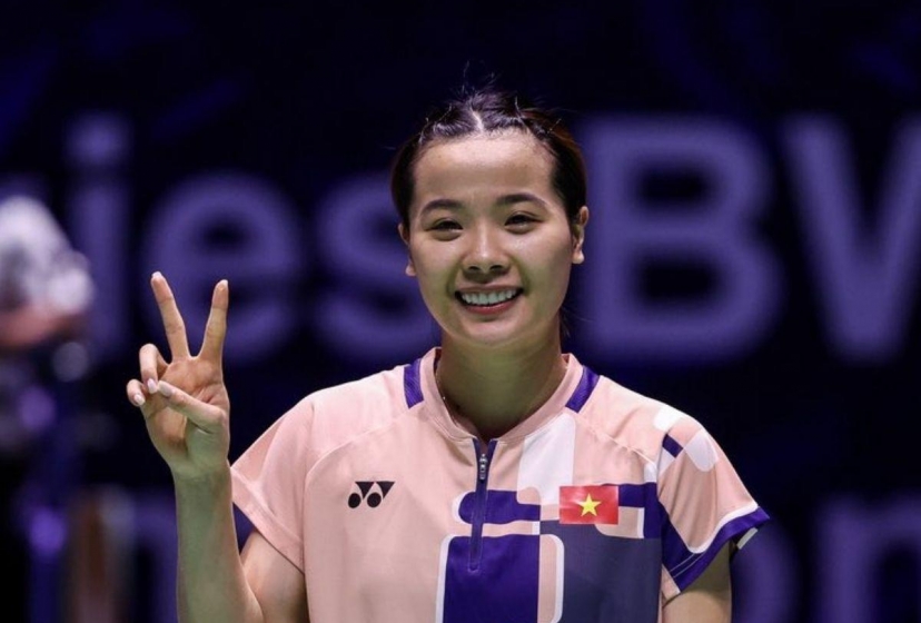 Trực tiếp cầu lông Nguyễn Thùy Linh 1-0 Hina Akechi: Áp đảo