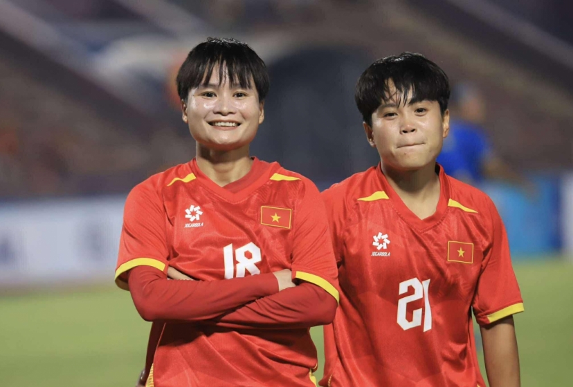 Trực tiếp nữ Việt Nam 1-0 Guam: Bàn thắng rất sớm