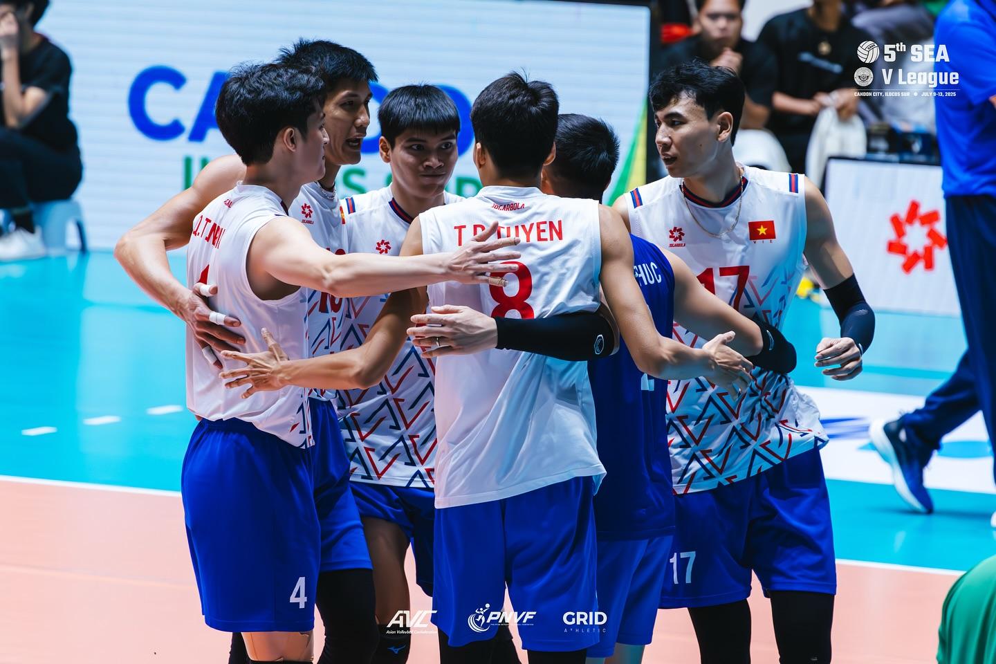 Bóng chuyền nam Việt Nam lên ngôi á quân chặng 2 SEA V.League 2025