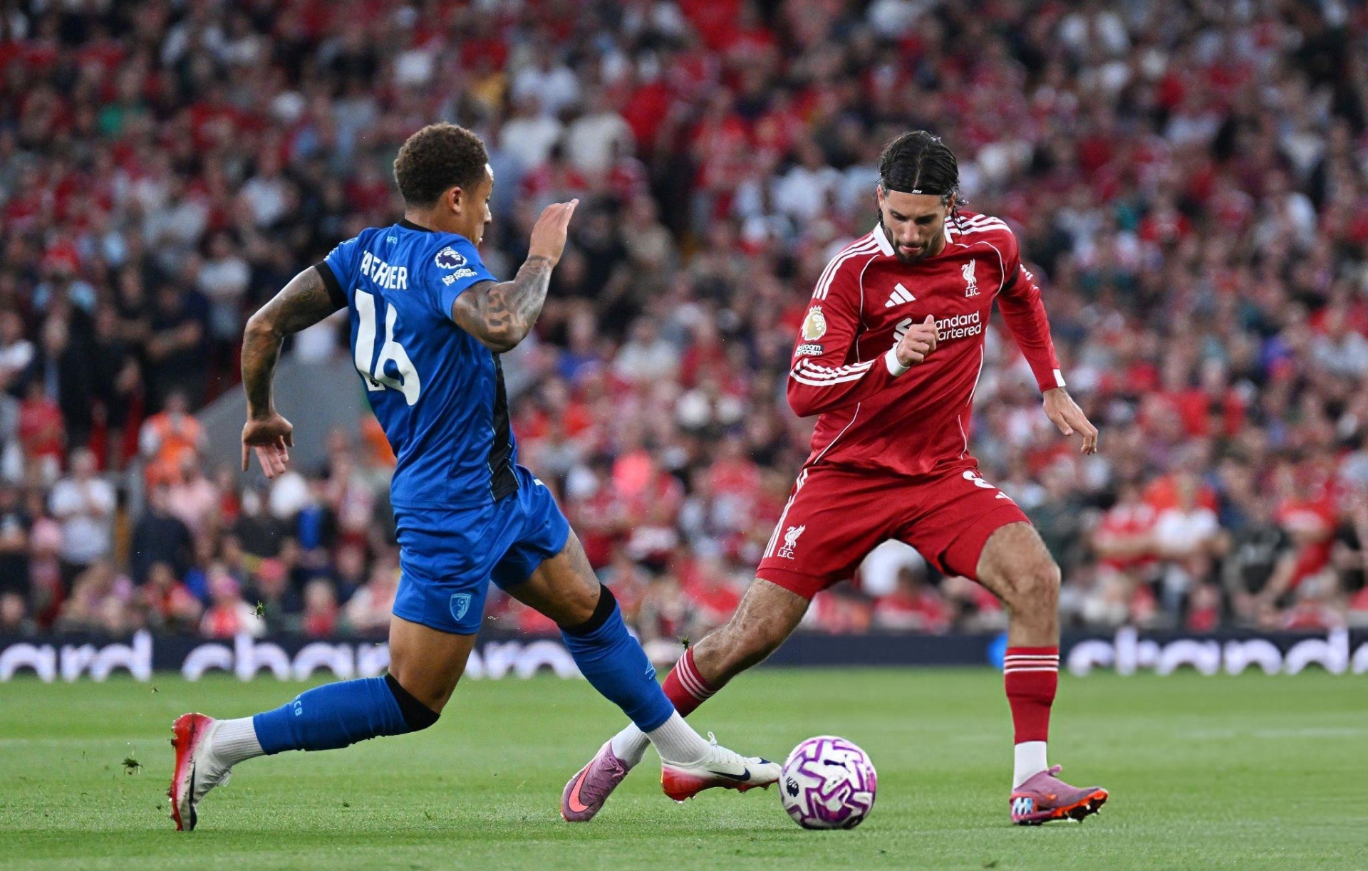 Trực tiếp Liverpool 2-2 Bournemouth: Kịch tính