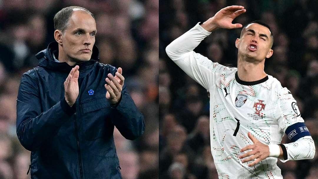 HLV Thomas Tuchel: 'Hy vọng ĐT Anh đừng bắt chước Ronaldo'