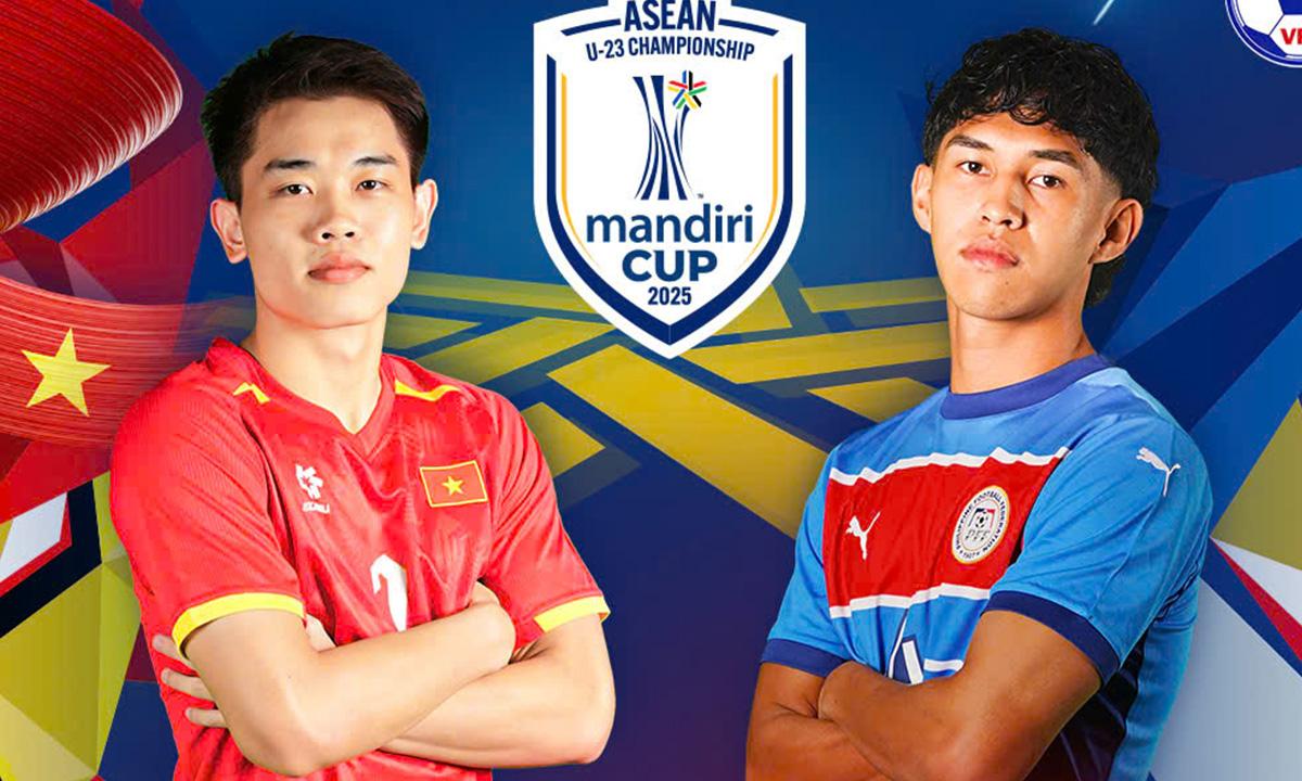 Trực tiếp U23 Việt Nam vs U23 Philippines: Viktor Lê dự bị