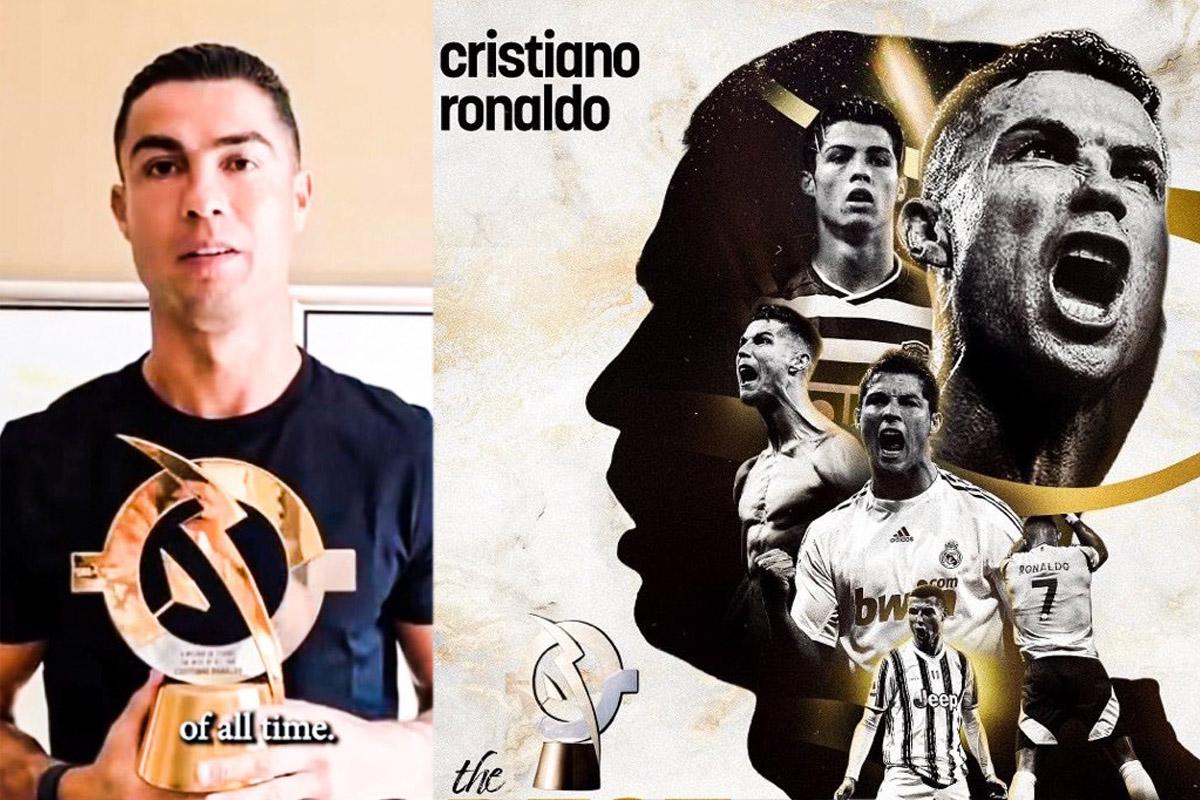 Ronaldo chính thức nhận giải xuất sắc nhất mọi thời đại
