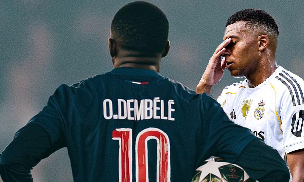 Mbappe mắc kẹt giữa cái bóng của Dembele