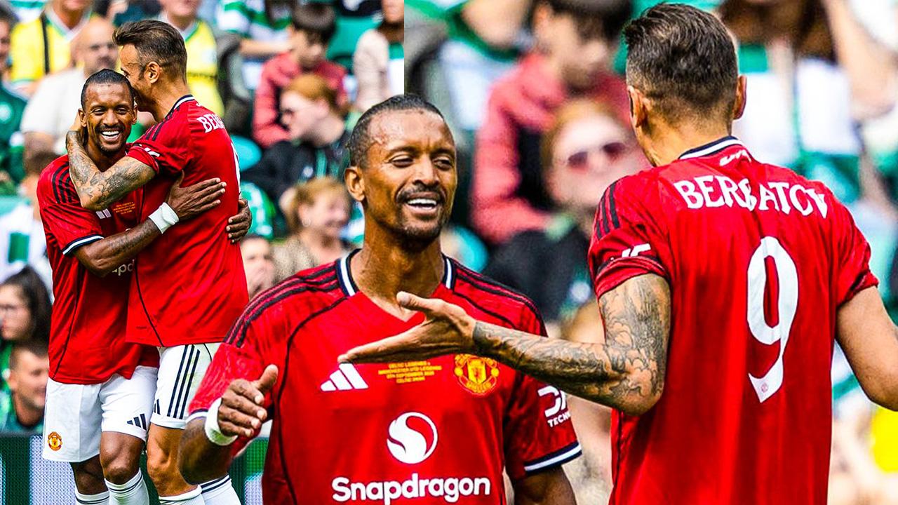 Berbatov lập công, Man United vẫn thua Celtic trong trận đấu của các huyền thoại