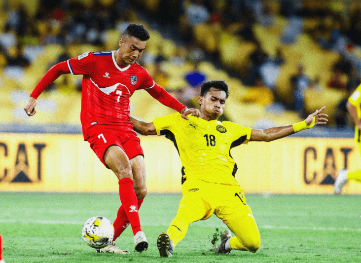 Malaysia thắng nhọc Nepal, giữ vững ngôi đầu bảng tại Asian Cup