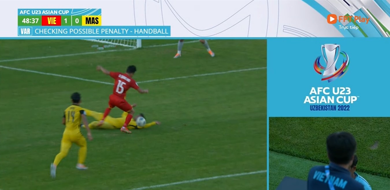 Trực tiếp U23 Việt Nam 2-0 U23 Malaysia: Việt Anh ghi bàn trên chấm penalty 146477