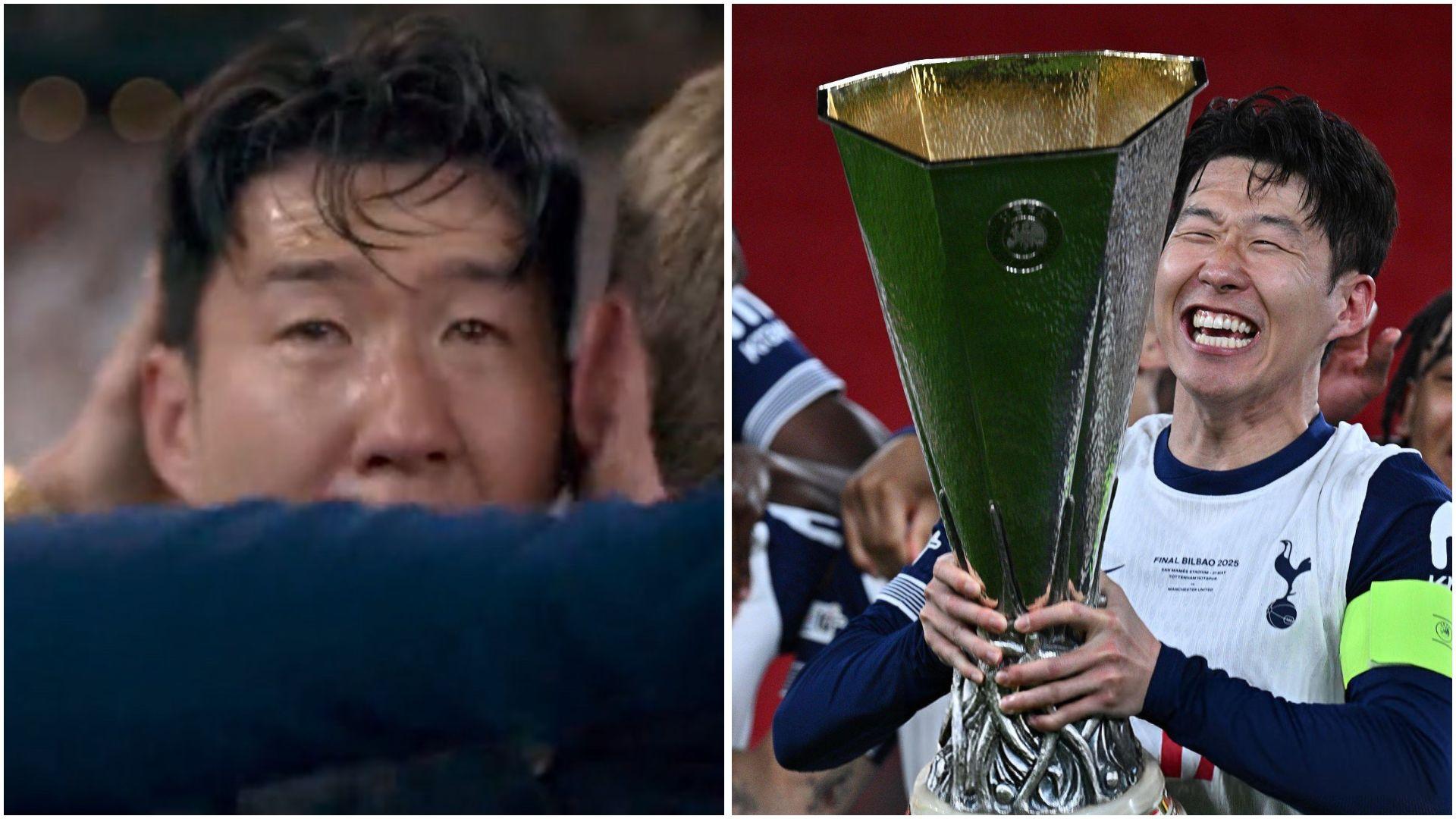 Son Heung-min khóc nức nở trong ngày vô địch Europa League