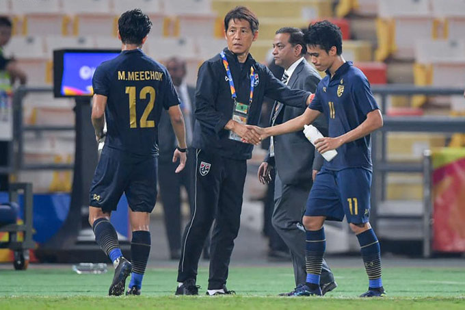 u23 thai lan vck u23 chau a 2020 akira nishino