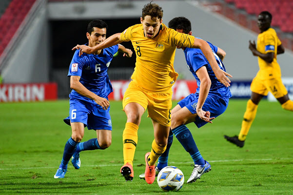 u23 australia vs u23 uzbekistan vck u23 chau a 2020