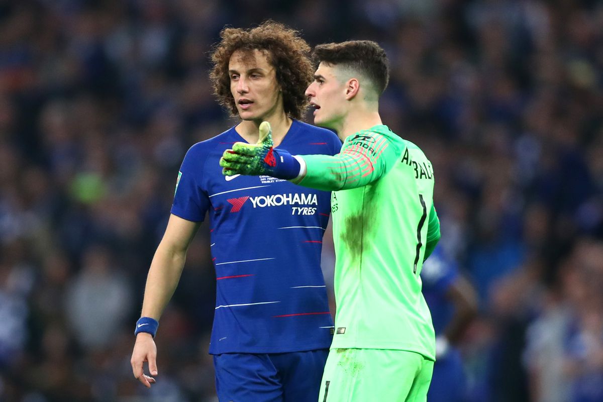 Kepa, Kepa bật Sarri, Kepa không ra sân, David Luiz, Luiz, Sarri, Chelsea, Kepa thay người, Chelsea vs Man City