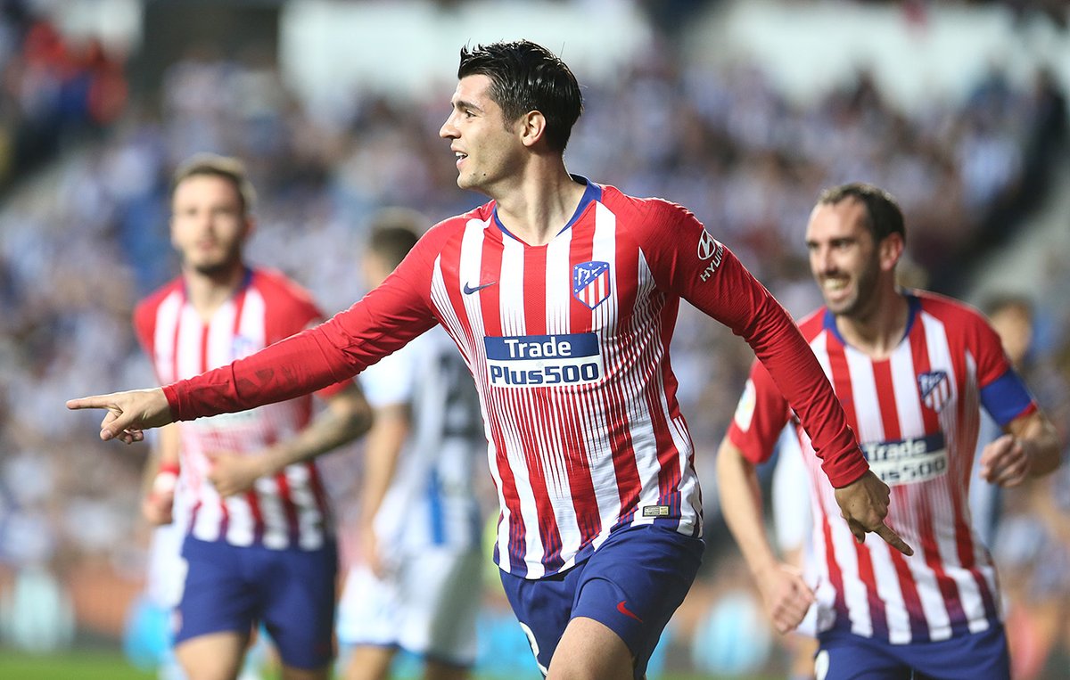 Morata, Atletico 2-0 Sociedad, Atletico Madrid, Morata ghi bàn, video bàn thắng, kết quả Altetico Madrid, La Liga, kết quả La Liga