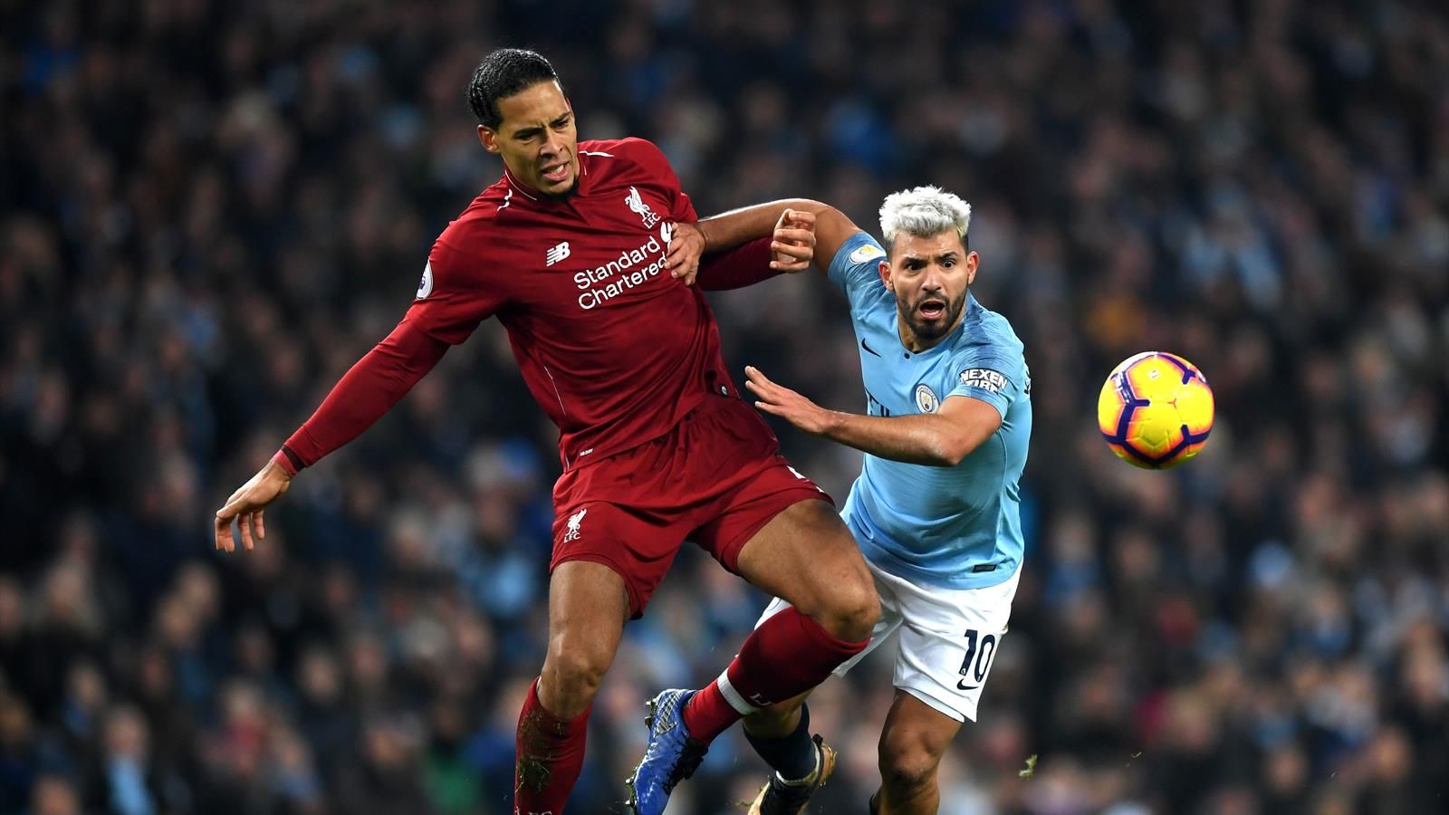 Man City, Sergio Aguero, Liverpool, Virgil van Dijk
