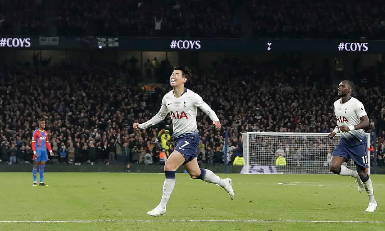 kết quả ngoại hạng anh, kết quả tottenham vs crystal palace, tottenham 2-0 crystal palace, tottenham, svđ mới, sân vận động mới, son heung-min