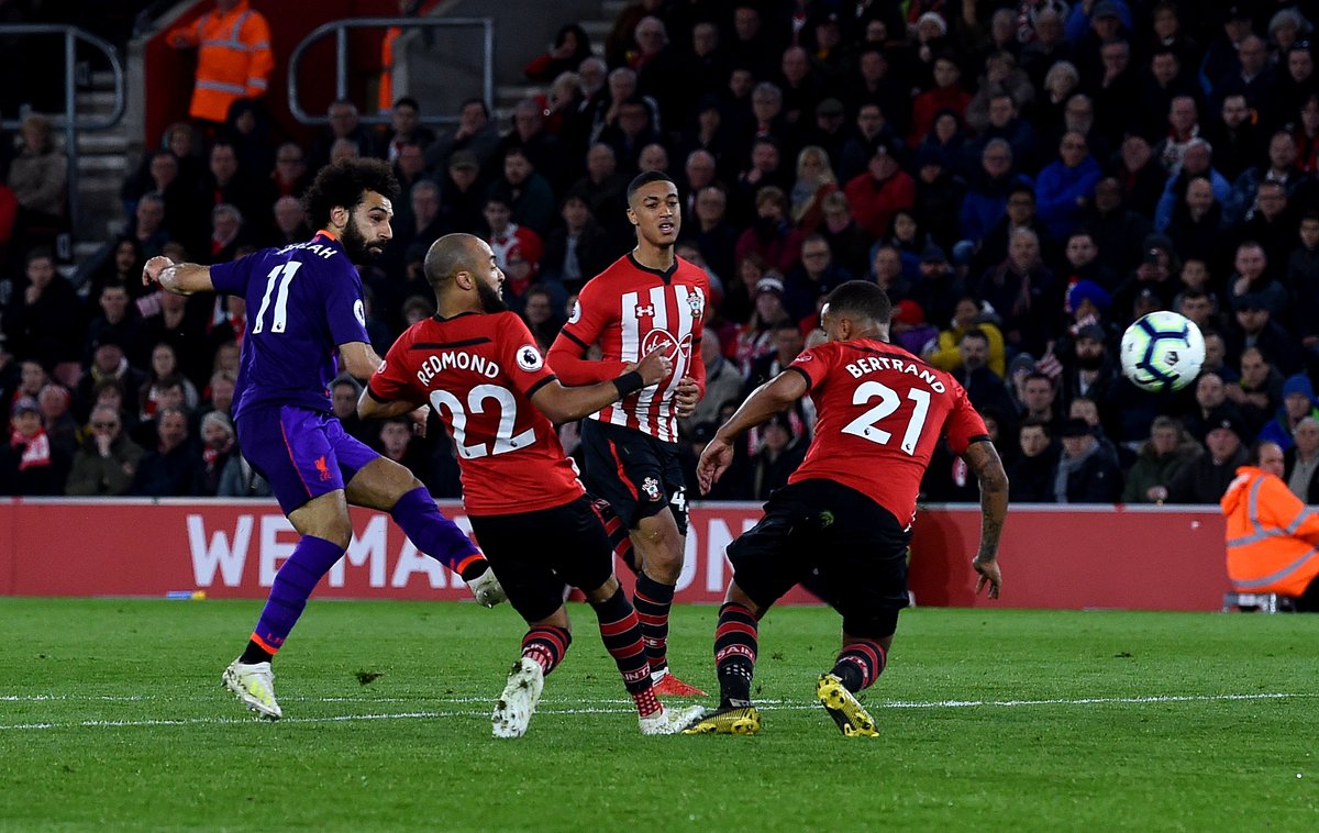 Salah, salah vượt torres, salah ghi bàn, salah cán mốc 50 bàn thắng, liverpool, ngoại hạng anh, southampton 1-3 liverpool