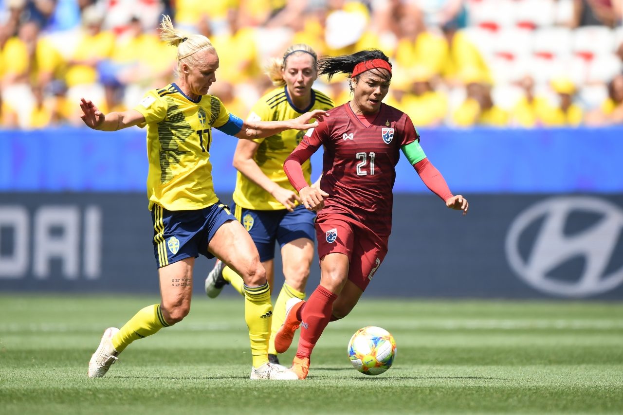 thái lan, nữ thái lan, world cup nữ, thái lan 1-5 thụy điển, thái lan bị loại, HLV thái lan, đt nữ thái lan