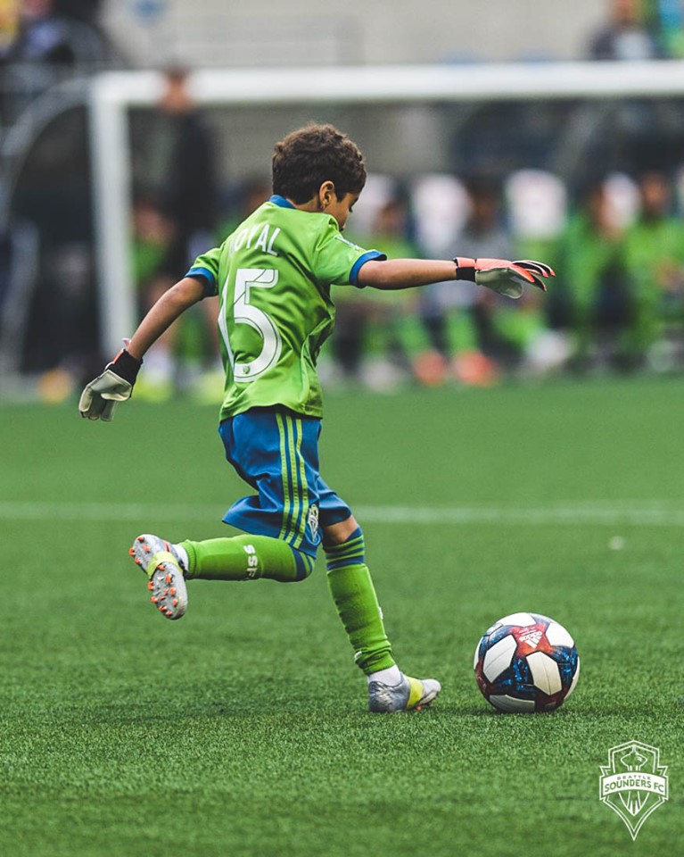 Bheem Goyal, cậu bé 8 tuổi mắc ung thư, Seattle Sounders, Dortmund vs Seattle Sounders