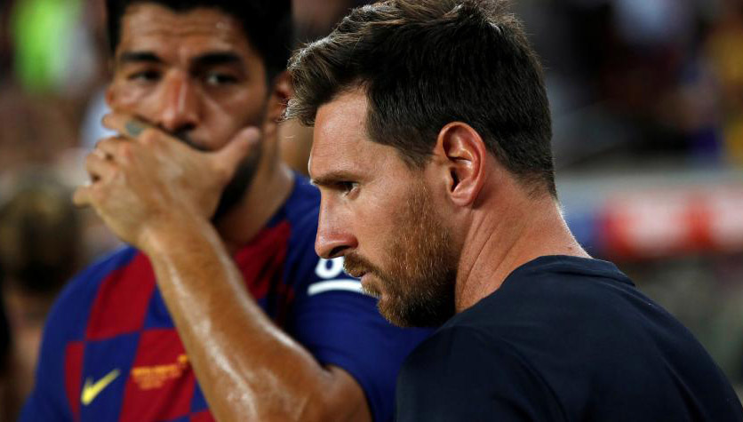 Griezmann, Messi, Barca, Messi từ chối bắt tay Griezmann, Barcelona, Barca gặp Arsenal