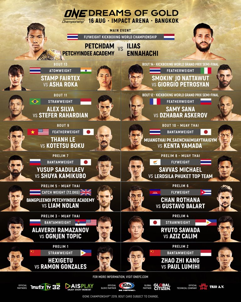 Trực tiếp ONE Championship, trực tiếp ONE, ONE Championship, ONE, link xem ONE Championship, ONE: DREAM OF GOLD, Thanh Le, MMA, Kickboxing