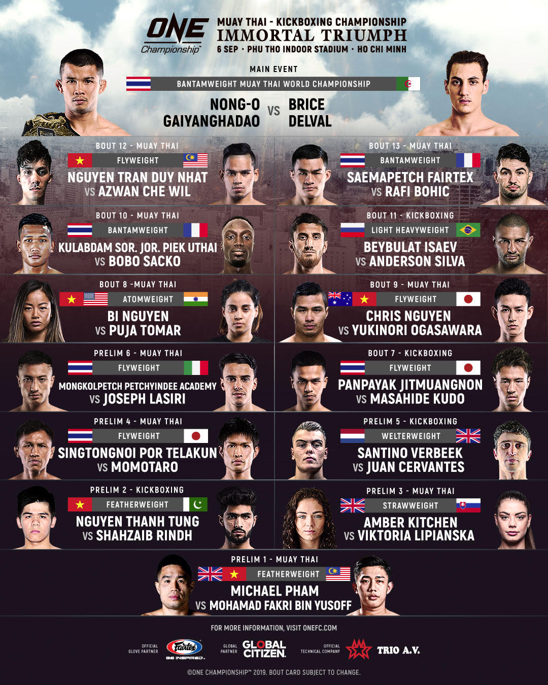 ONE Championship, Bi Nguyễn, Nguyễn Trần Duy Nhất, Muay Thai, Việt Nam