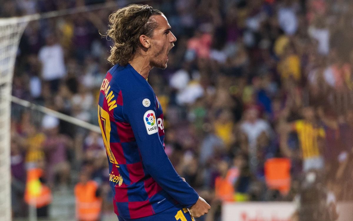 Griezmann, Barca, Barcelona, Griezmann ăn mừng, tiết lộ màn ăn mừng của Griezmann, Messi, La Liga