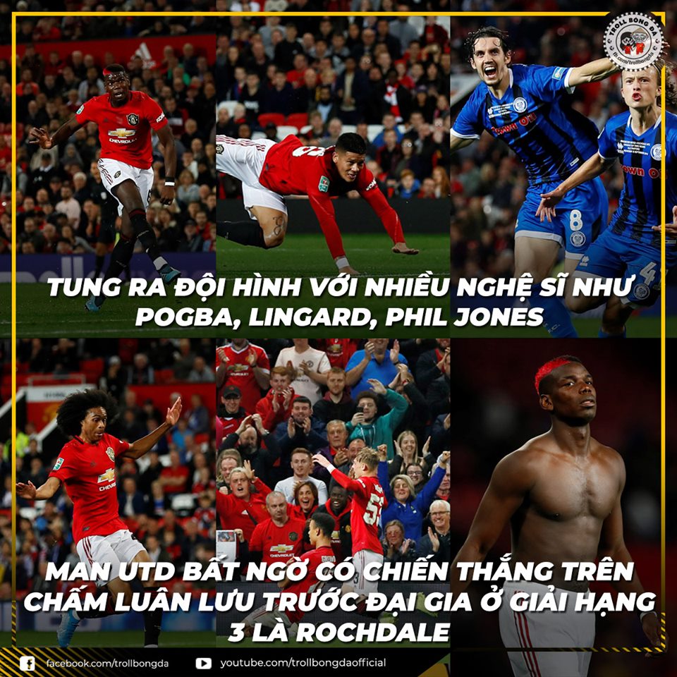 MU, MU vs Rochdale, ảnh chế MU, Solskjaer, save Solskjaer, Man Utd