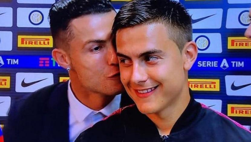Inter 1-2 Juventus, Juve thắng Inter, Juventus, Inter, Ronaldo, Dybala, Serie A, Ronaldo hôn má Dybala