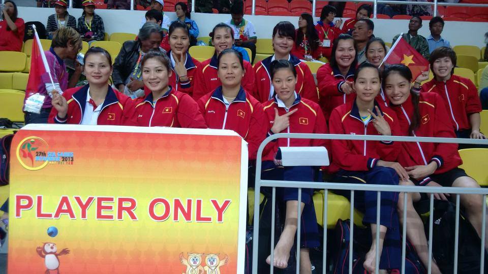 Kim Huệ , Phạm Yến và Ngọc Hoa tại Sea Game 2013