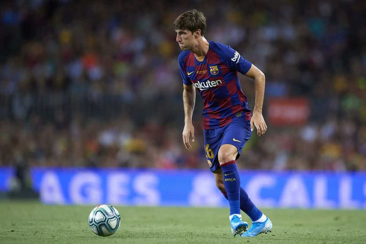 Miranda trong màu áo Barca. Ảnh: Marca sao barca doi dau cong phuong