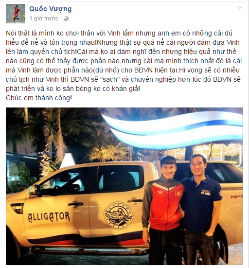 Quốc Vương,Công Vinh, bóng đá Việt Nam, v-league, CLB TP.HCM, ĐT Việt Nam u19 việt nam