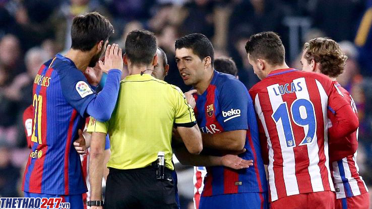 Luis Suarez,Luis Enrique,Nou Camp,Barcelona,cúp Nhà vua Tây Ban Nha,barca,Messi,thẻ đỏ