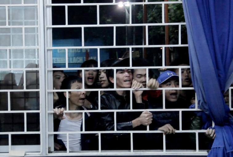 CĐV Hải Phòng, hải phòng, hà nội fc, v-league 2017, quang hải, văn quyết, v-league