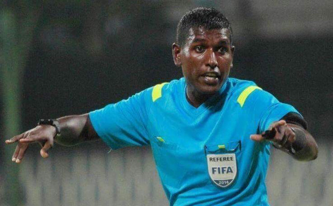 trọng tài FIFA Abdul Raheem, nguyễn Trọng Thư,v-league, vff, long an, cầu thủ long an