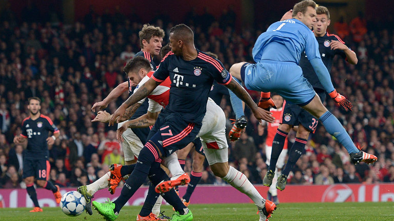  Arsenal vs Bayern Munich,cup c1, lich thi dau cup c1,Arsenal,Bayern Munich,Manuel Neuer ,ozil,hlv wenger,ancelotti